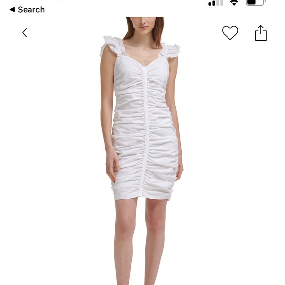 Guess Ruched Mini Dress - Picture 1 of 4